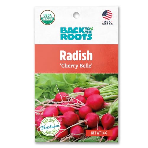 Back to The Roots 100% Organic Seed Packet - Radish 'Cherry Belle' 1.4g