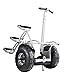 CHHD Scooter Elettrico Trasporto Personale Auto bilanciamento a Due Ruote da 2400 W con Auto da pattuglia da Golf, Argento