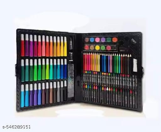 KENYS Art Supplies for Kids Deluxe Kids Art Set for Drawing Painting and More with Portable Art Boxx, Coloring Supplies Art Kits Best Christmas Great Gift for Kids. (Black) 3