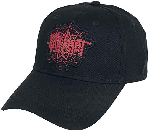 Slipknot Logo - Baseball Cap Unisex Gorra Negro, 100% algodón
