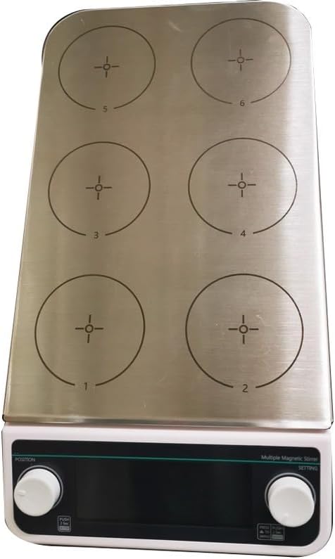 Multiple Magnetic Stirrer Hot Plate Digital Laboratory Mixer Heating Four-station Six-Position(MMS-4PRO)