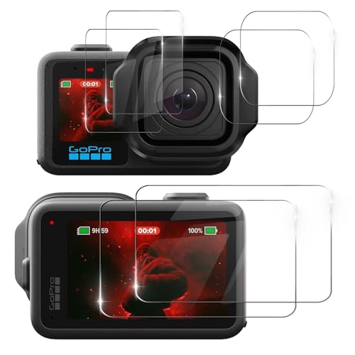 �y2+2+2���Z�b�g�zFor GoPro MISSION 1 / MISSION 1 PRO/MISSION 1 PRO ILS �t�B���� �t�B���� (2��) + �����Y�ی�t�B���� (2��) �����K���X�t�B���� �y2024�V�o��z �t���ی�t�B���� ����
