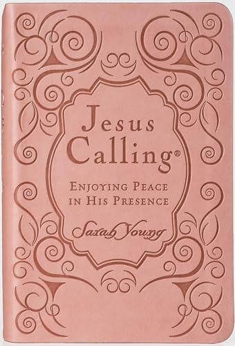 Image of Jesus Calling, Pink Leathersoft, with Scripture References: Enjoying Peace in His Presence (A 365-Day Devotional)