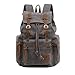 Produktbild P.KU.VDSL, Rucksack aus Segeltuch, Vintage-Look, Leder, für Laptop, Serie Augur, für Herren und Damen, A - Grey (Mehrfarbig) - HF1039