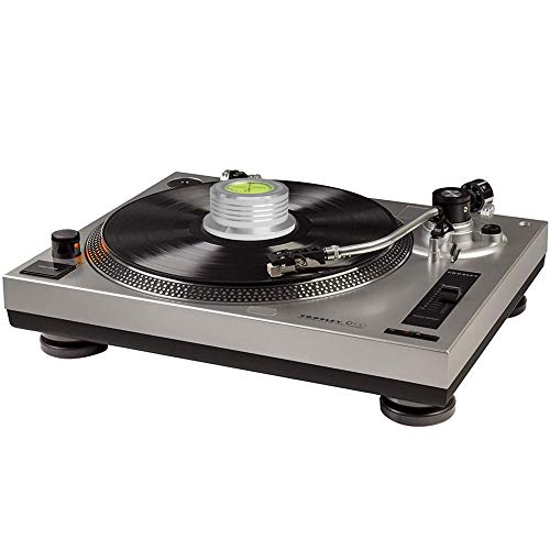 Viborg LP628S Record Weight Disc Stabilizer, Silver 60Hz Turntable Level, 280G (9.9 OZ) HiFi 3 in 1 Vibration-Proof Vinyl Clamp with Bubble Leveling (60Hz, Silver) - Thumbnail 4