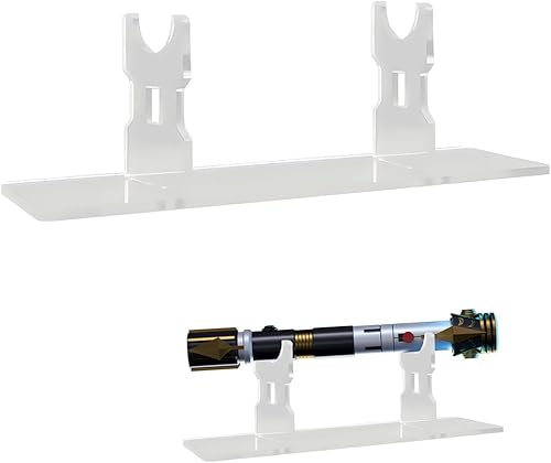 Soporte de sable de luz, soporte de exhibición de sable de luz de acrílico transparente, soporte de sable de luz transparente de gran tamaño,