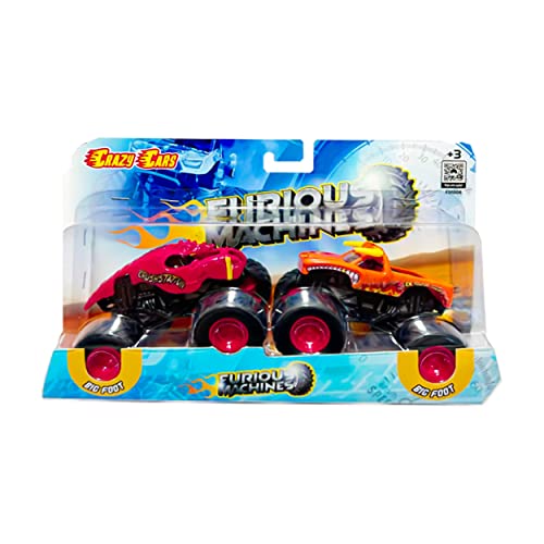 CARRINHO FURIOUS MACHINE BLISTER C/02 CRUSHSTATION + EL TORO LOCO FM008