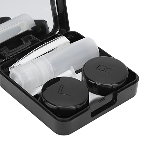 Estojo para Lentes de Contato Simples, Kit de Estojo para Lentes de Contato Portátil Cuidados Saúde