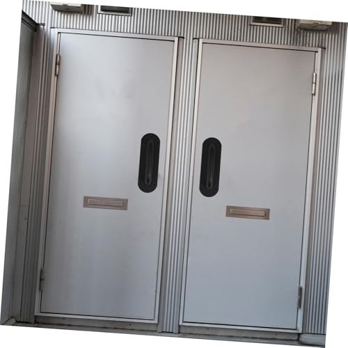 Poignées de porte acier inoxydable Yardenfun plaques de poussée push pull 2 pièces - 6