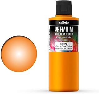 Vallejo 063072 Candy - Pintura (200 ml), Color Amarillo Oscuro