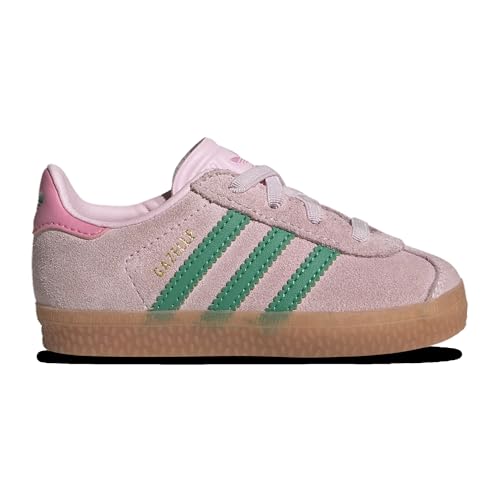 Adidas Orininals Gazelle - Girls' Toddler (JP7138, Clear Pink/Court Green/Gum)