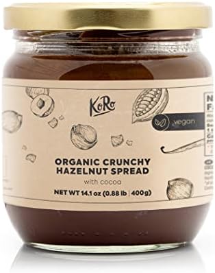 KoRo - Crunchy organic hazelnut spread with cocoa - crunchy - without palm oil - plant based