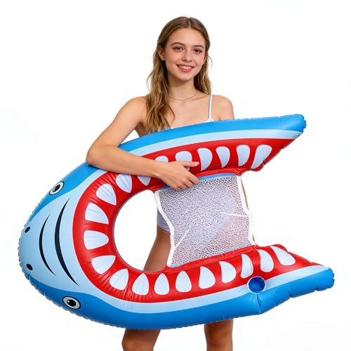 Flotteurs pour adultes et fauteuil de piscine flottant confortable avec porte-gobelet