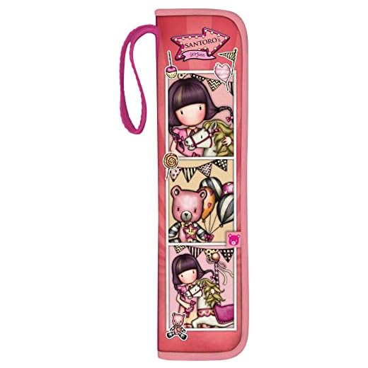 Santoro, Portaflautas Gorjuss Fairground Carousel 10X36X2,5Cm Unisex niños, Multicolor, Talla única