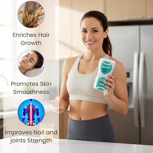 GELIXER Collagen Active (250 gm), Japanese Marine Collagen Peptide with Whey Protein (Mango Flavored) Rich In Protein for Active Lifestyle, Fitness & Glow