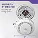 Kidde Smoke and Carbon Monoxide Detector, Hardwired with AA Battery Backup, Voice Alerts, Interconnectable, LED Status Lights, 85 dB Alarm, 5-inches