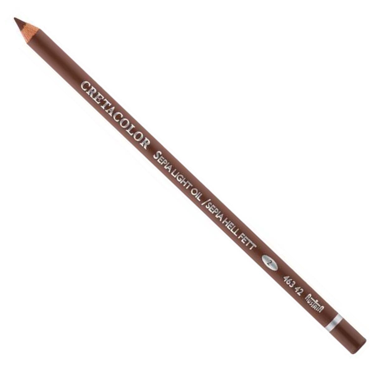 Cretacolor Light Oil Pencil 3Pk - Sepia By
