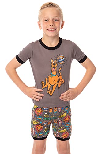 Intimo Scooby Doo Scooby Dooby Doo Cotton Pajama Short Set, Grey, 6 #TOP16