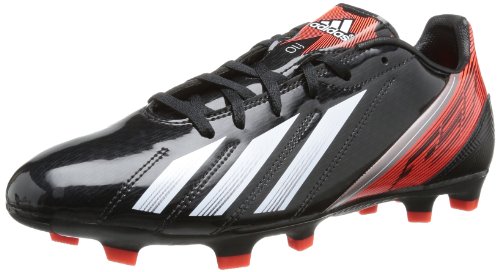 adidas F10 TRX FG, Botas de fútbol para Hombre, Negro-Schwarz (Black 1 / Running White FTW/Infrared), 41 1/3 EU