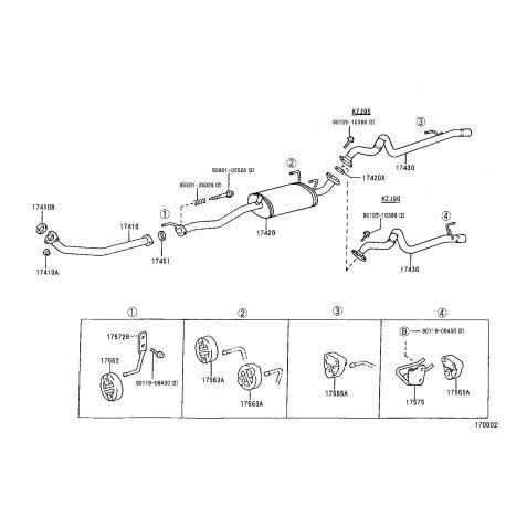 Amazon | TOYOTA (トヨタ) 純正部品 エキゾーストパイプ ガスケット