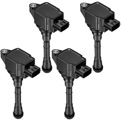 Image of 4-Pack UF659 Ignition Coils Compatible with Nissan Juke 11-17, Qashqai 17-22, Rogue Sport 17-22, Rogue 17-19, Sentra 17-19, 1.6L 2.0L L4 - Replaces 224481KC0A C1807 522202