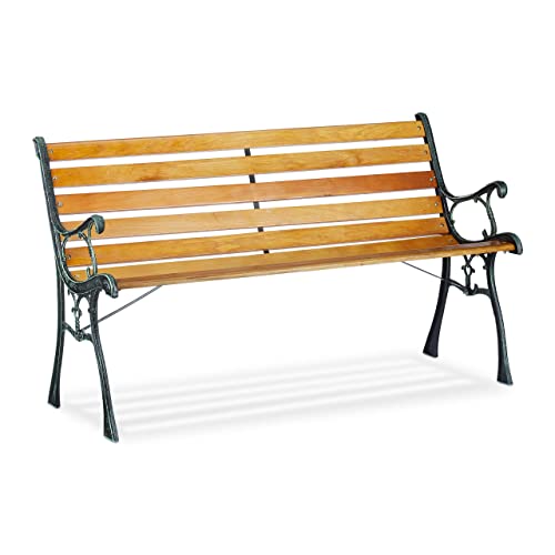 Relaxdays-Jardin-Banc-exterieur-Balcon-2-Places-Fonte-de-Fer-Lattes-en-Bois-735-x-126-x-525-cm-Nature-Marron