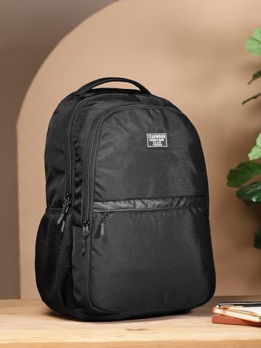 Image of Teakwood Unisex Backpack with 15 inch Laptop Compartment & Water Resistance