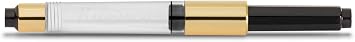 Kaweco Standard Converter Pearl Black Gold for Fountain Pens from SUPRA, SPECIAL, STUDENT, DIA2, PERKEO series | Ink Converter Fountain Pen with 0.82 ml/ 0.03 oz Filling Capacity