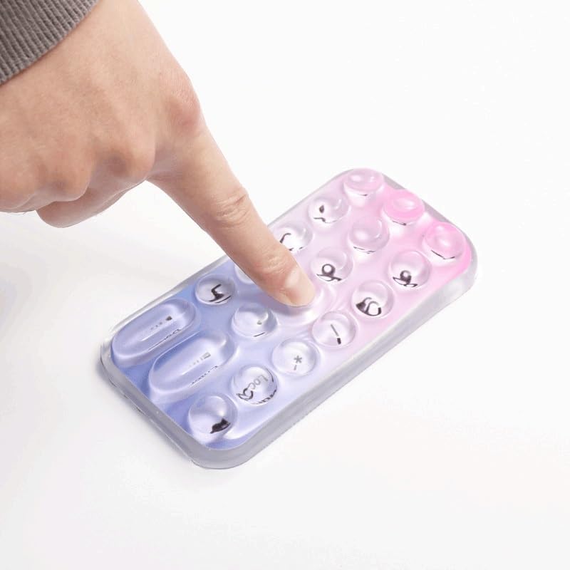 Transparent Silicone Wristband Hand-held Waterproof Stain-Resistant Wrist Desktop Support image 3