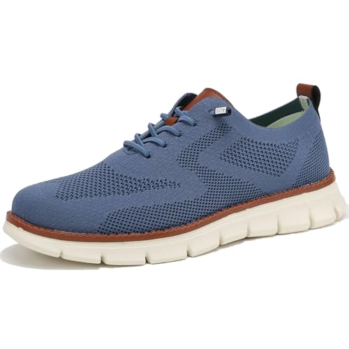 Image of Jeeeun Men's Dress Shoes Casual Knit Sneakers Lightweight Comfortable