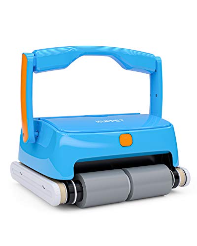 Kenwell Cordless Automatic Pool Cleaner - Robotic Pool Cleaner with 7800mAh Rechargeable Battery, 120 Mins Long Running Time, In Ground/Above Ground Pool Cleaner with Wall Climbing Function