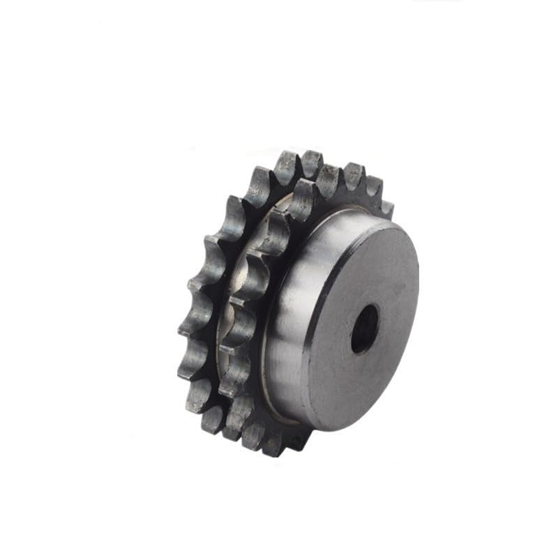 1 pièces 06B-2 Double rangée Pas 9.525mm Acier Industriel pignon Roue dentée 12/13/14/15/16/17/18/19/20/21/22/23/24/25/26/27 Dents (Size : 19 Teeth)