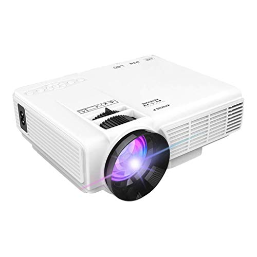 4 Zoll Mini Beamer 3500 Lumen Full HD Miniprojektor,Projektor Tragbar Videoprojektor unterstützt 1080P,LED 40.000 Stunden Video Projector Heimkino