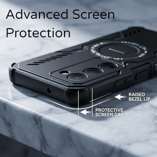 Image of ShieldTech Back Cover Case for Redmi 15 5G | 360 Protection Mobile Phone Case Mag-Safe | Camera Protection | Back Cover for Redmi15 5G / Redmi 15 5+G - Black TPU+PC