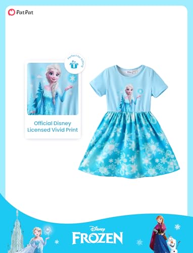 Image of Disney Minnie Mouse Princess Frozen Elsa Stitch Girls Dress Sleeveless & Short Sleeve Casual Summer Clothes Baby to Toddler