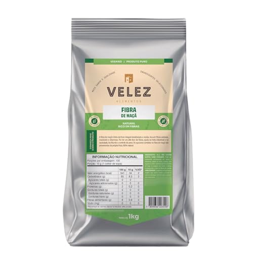Fibra de Maçã 100% Natural Velez 1kg  