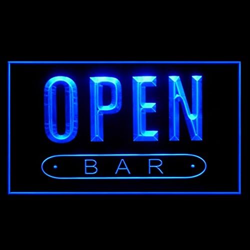 110212 OPEN Bar Beer Drink Cafe Display LED Light Neon Sign