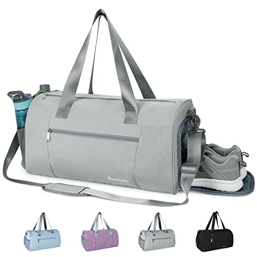 Sporttasche Damen Herren Reisetasche mit Schuhfach & Nassfach Schwimmtasche...