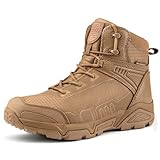 FREE SOLDIER Men's Waterproof Hiking Boots Lightweight...