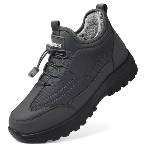 TEMOFON Women’s Waterproof Fur Snow Boots Size 9