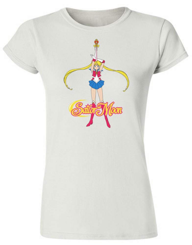 Great Eastern EntertainmentMen's Sailor Moon S-Spiral Heart Attack JRS Screen Print T-Shirt, Multicolored, Small