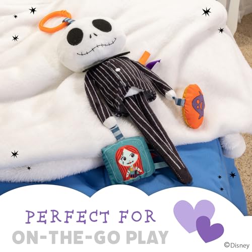 Kids Preferred Disney Baby Nightmare Before Christmas Jack Skellington On The Go Activity Toy with Teether, On The Go Clip, Bell Chime, and Pull Through Arms by KIDS PREFERRED - Used condition - Image 4