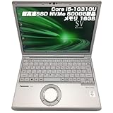 【整備済み品】ノートPC CF-SV9 レッツノート i5第10世代-10310U/メモリ16GB/SSD:500GB/12.1インチFHD Type-C搭載機種 Win11Pro搭載 新しい同様バッテリー交換済み MS OFFICE2019導入済み(ネオスミライ) CF-SV9 ノートパソコン 新しいSSD:500GB(NVMe)交換