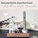 Beste Freundin Kerzen Geschenk | Geburtstagsgeschenk für Freundin | Mitbringsel | Lichterhäuser Kerze Deko mit Trockenblumen & Postkarte