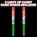 ArtCreativity Light Up Candy Cane Wands – Set of 2 LED Christmas Light Up Wands for Kids, Fun Candy Cane Glow Sticks with Batteries, Festive or Stocking Stuffer for Boys and Girls