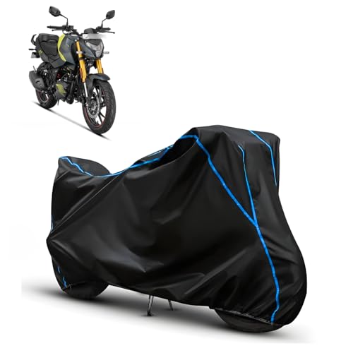 Image of Water Resistant Bike Cover for Hero Xtreme 160R 4V | All Weather UV & Heat Resistant, Dustproof, Triple Stitched, Windproof Elastic Bottom