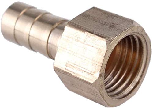 Raccordi filettati Raccordo rapido Raccordo per tubo in ottone 6/8/10/12/14/16/19mm Coda a innesto 1/8" 1/4" 3/8" 1/2" 3/4" 1" BSP Filettatura femmina Connettore in rame Accoppiatore Adattatore Conve