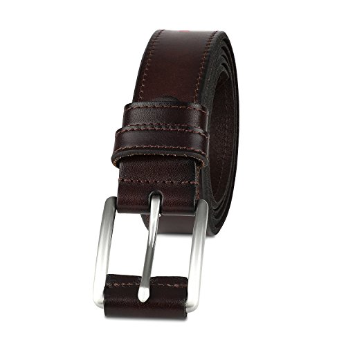 Scott Allan Collection Mens Belt - Men's Belts - 100% Leather Belt for Men Adjustable - Size 36 & 382