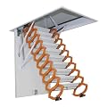 Alloy Loft Telescopic Ladder Automatic Extension Staircase Folding Attic Ladder Thickened Invisible Stairs for Home Ceiling