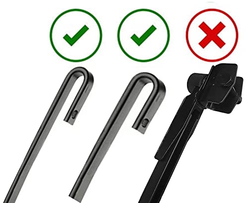 32 Inch Wiper Blade Pair For Rv Or Motorhomes With Standard 9Mm Or Large 12Mm J Hook. Comes With 2 Extra Rubber Refills Rw32Hkf-2R #TOP1